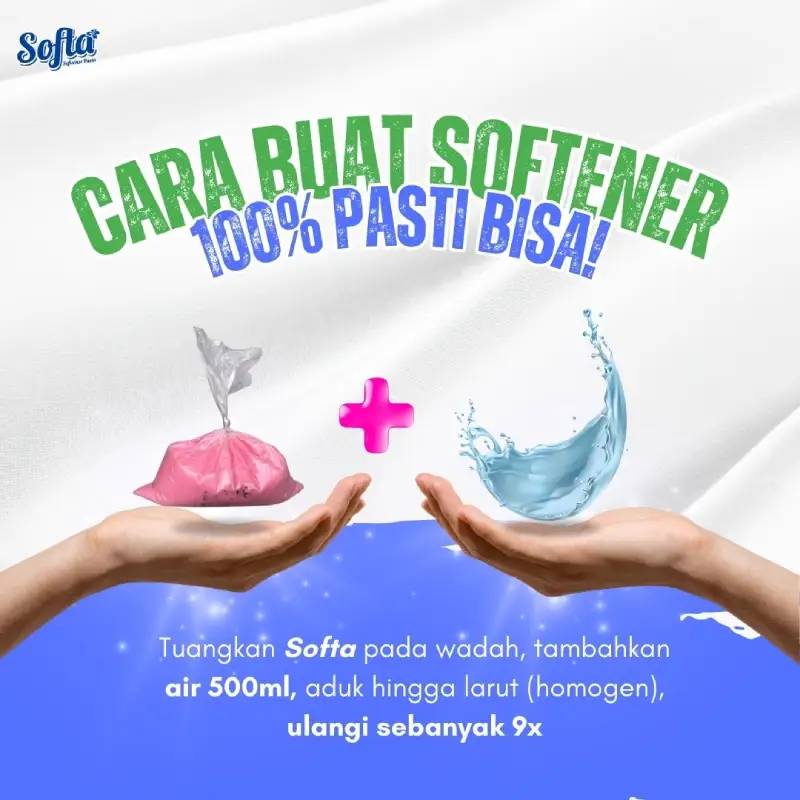 Cara Bikin Softa Softener Laundry
