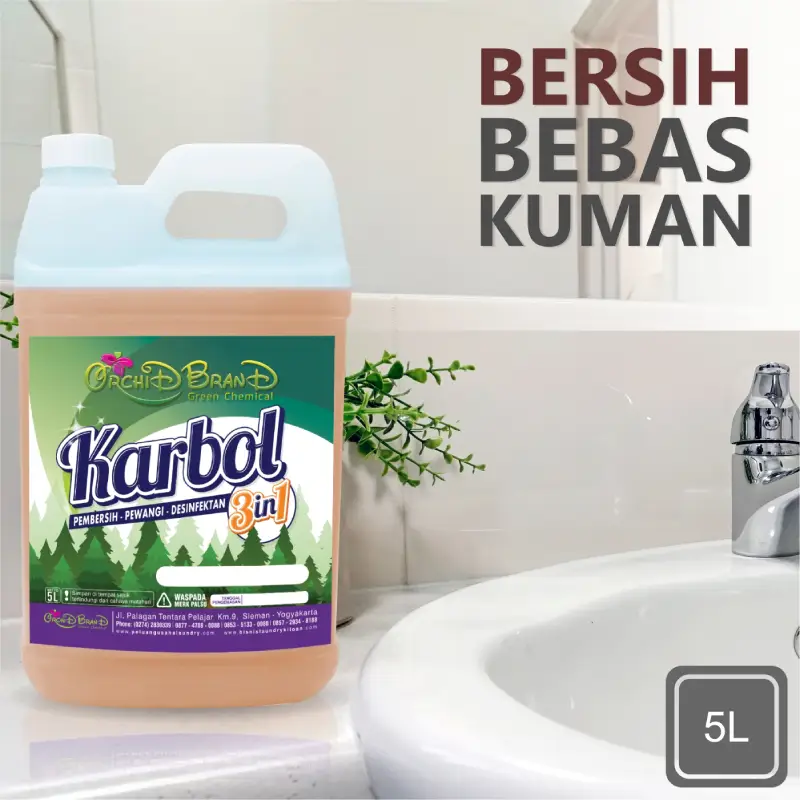 Karbol Kamar Mandi 5 liter