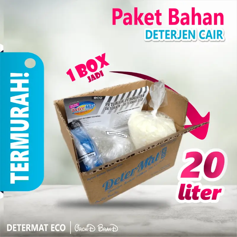 Sabun Cuci Baju Determat Eco 20 Liter