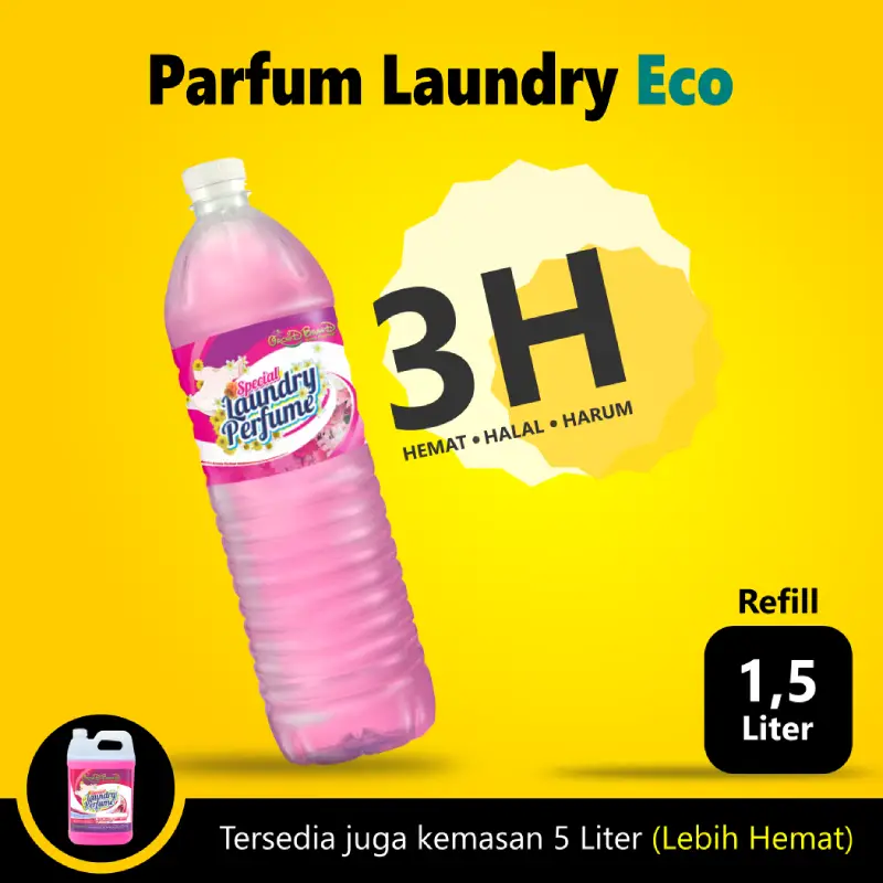 pewangi pakaian eco 1500ml