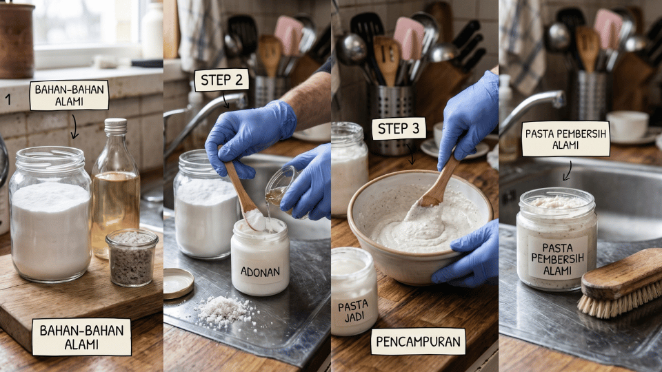Bahan Rumahan untuk Membuat Pasta Pembersih