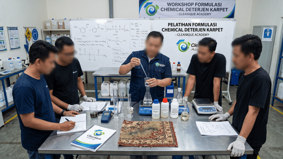 Yuk, Kuasai SOP dan Formula Chemical Laundry Bareng Cleanique Academy