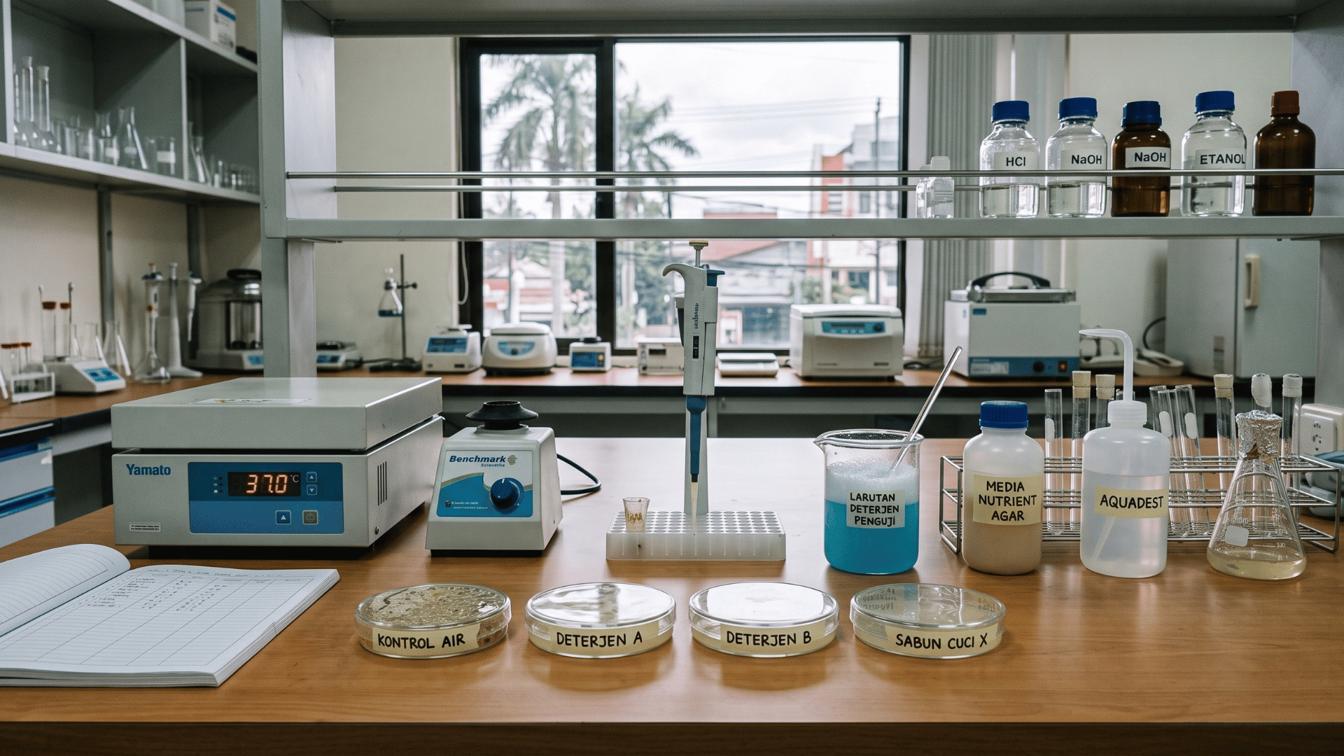 Alur Uji Laboratorium Daya Bunuh Kuman untuk Klaim Antibakteri Sabun Cair