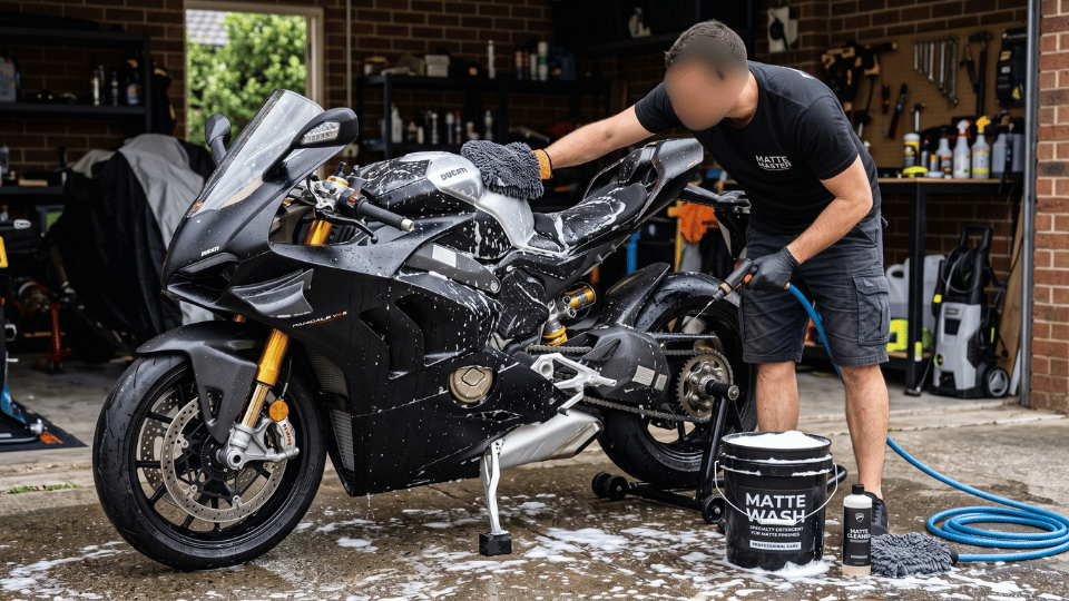 Ramuan Sabun Cuci Khusus Motor Cat Matte Biar Warnanya Nggak Cepat Kusam